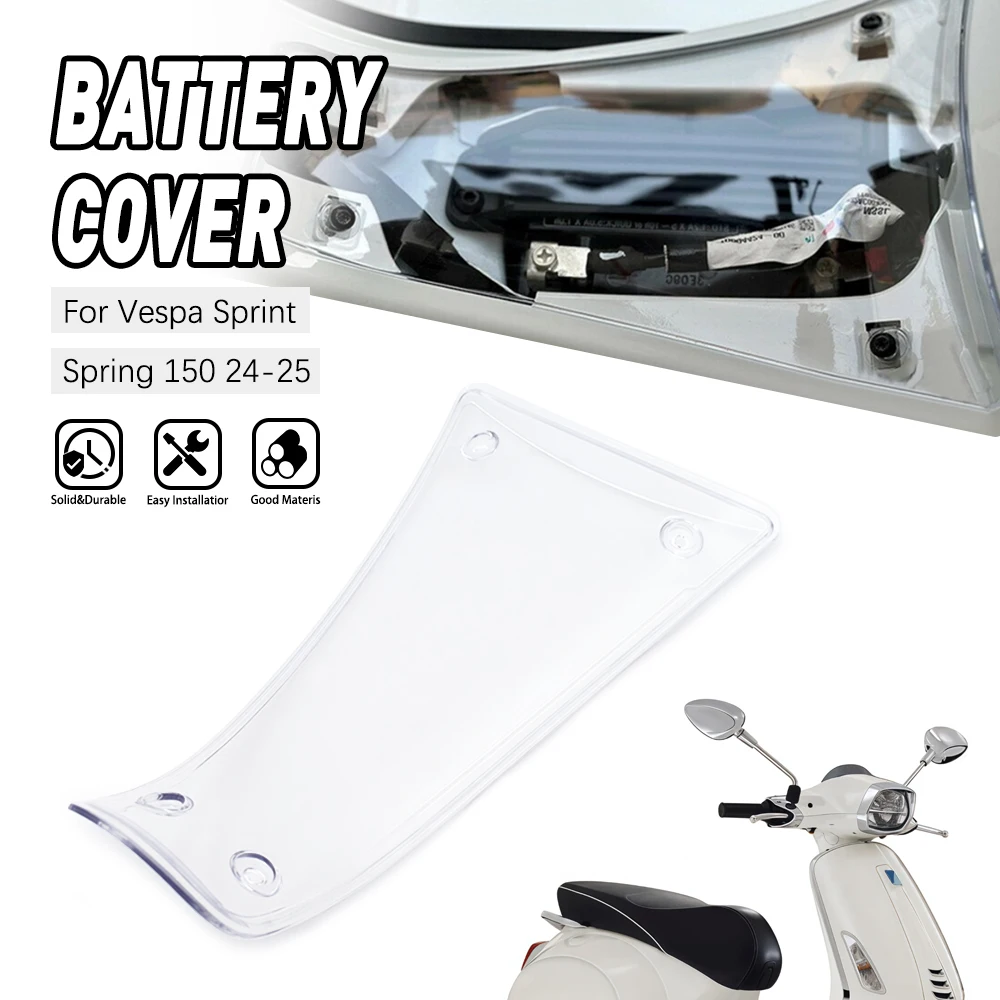 

Motorcycle Battery Cover Protector Guard For Vespa 2024 up Vespa Sprint Vespa Primavera 2024 Sprint Vespa Primavera 2025