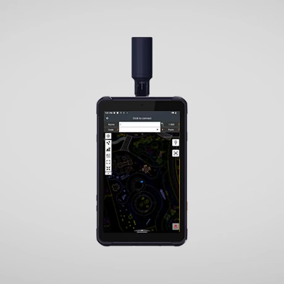 GPS LT800H RTK Controller dati tablet Android Ultra-resistente 8,1 '' HD + Display LCD 8 Costruzione topografica OEM