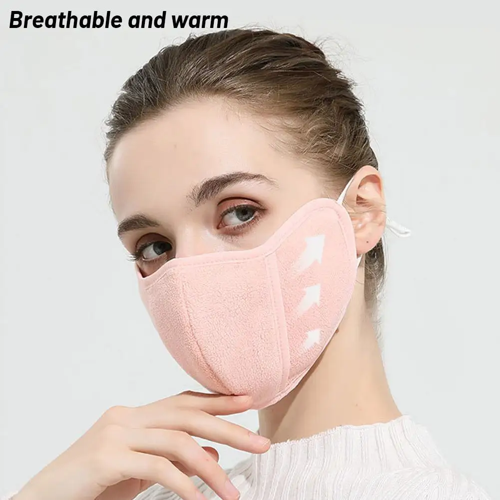 3D Thickened Warm Mask Eye Corner Protector Windproof Dustproof Comfortbale Breathable Winter For Outdoor Cycling Skiing Sports