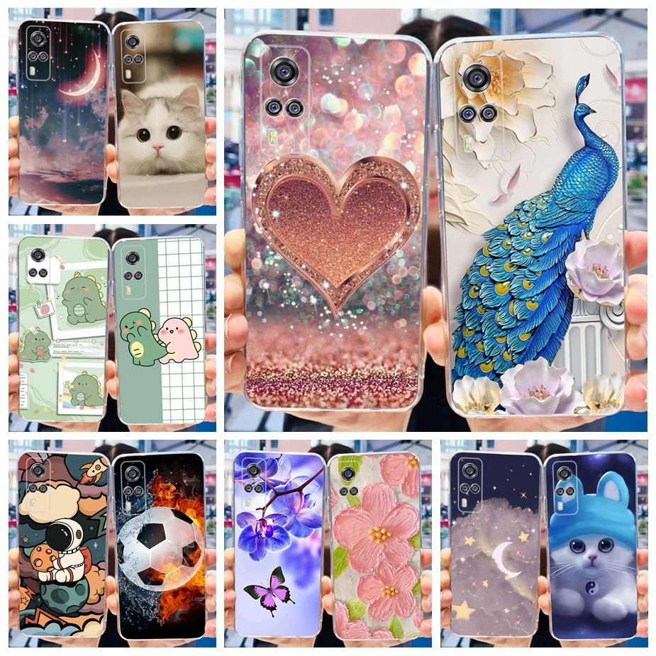 For Vivo Y31 Case Vivo Y51 2020 December V2030 Stylish Painted Cover Soft Silicone Phone Case For Vivo Y53s 4G VivoY31 Y51 Shell