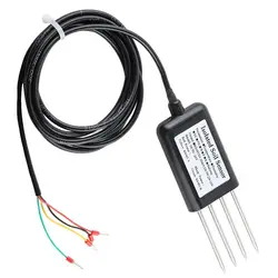 RS485 7 en 1 Sensor de humedad y temperatura del suelo Detector de conductividad de PH transmisor de potasio de fósforo y nitrógeno de sal nutritiva