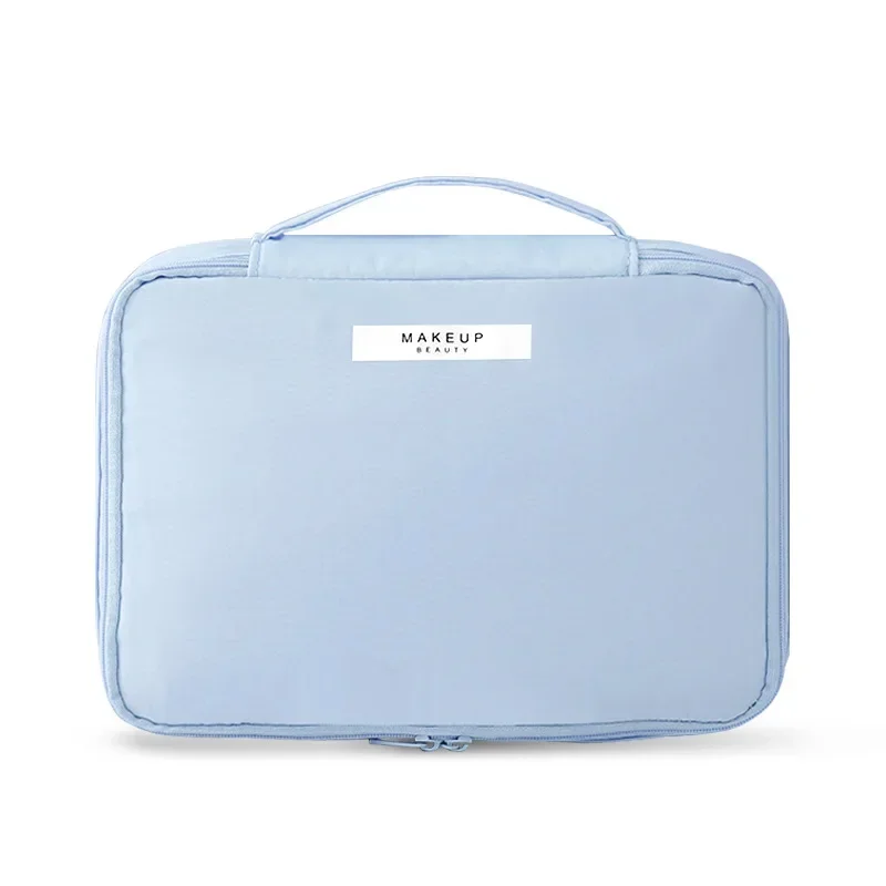 Ladies Portable High Appearance Index Cosmetic Bag Large-capacity Travel Washing Bag Three-dimensional Makeup Storage Bag