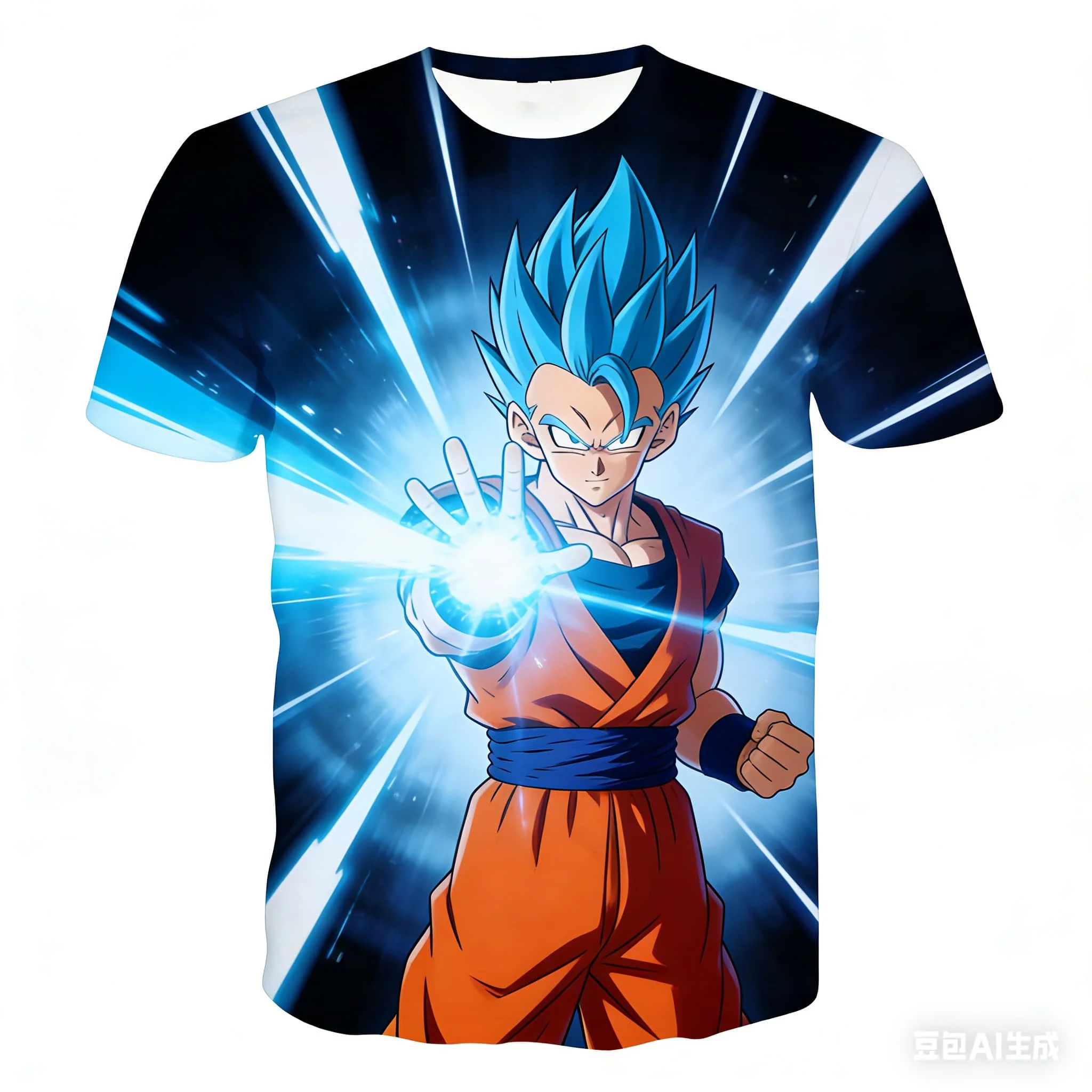 Dragon Ball  Saiyan Goku Anime Graphic T-Shirt For Kids Boys Girls  Loose Casual Streetwear Breathable Fan Short Sleeve Tops