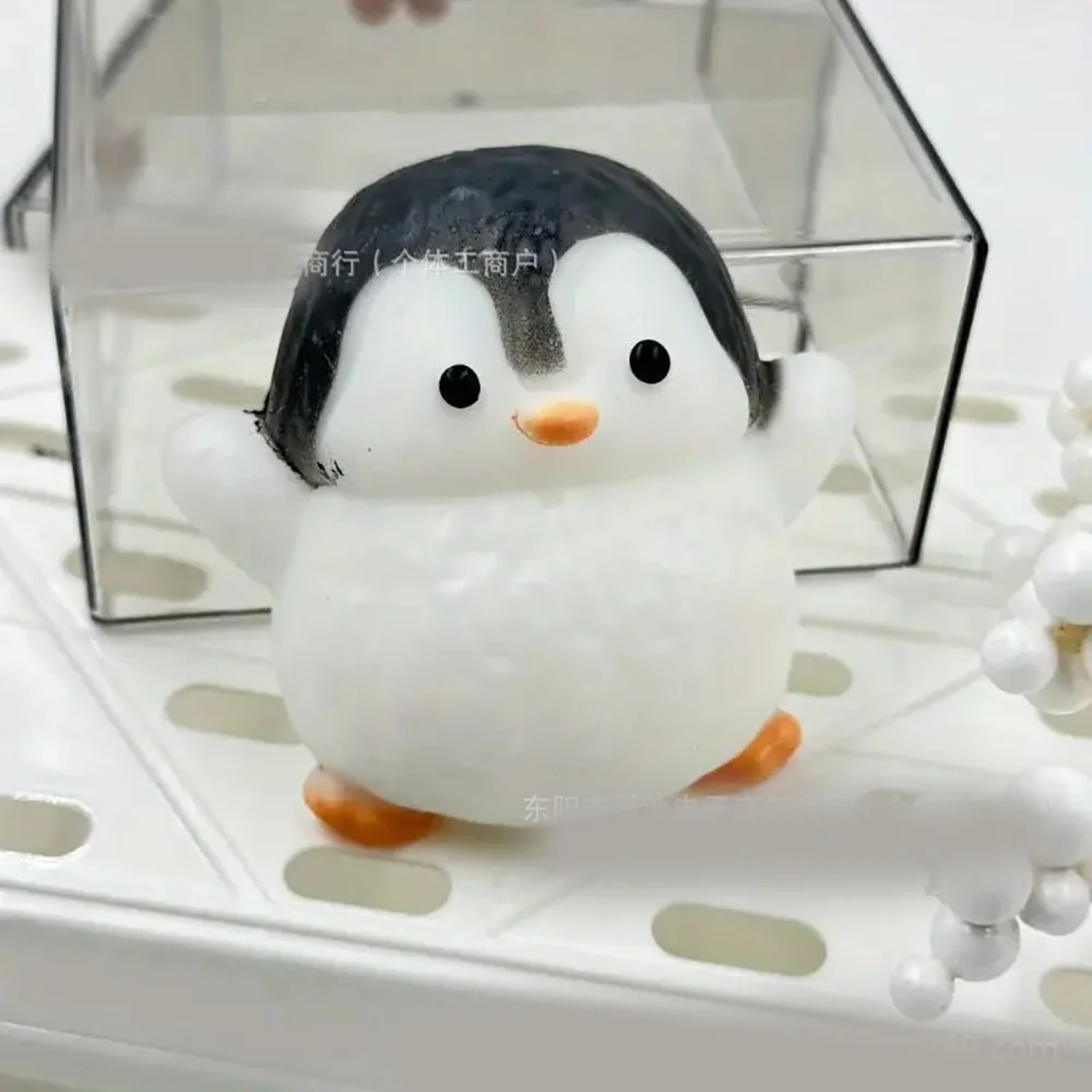 1pc Cute Cartoon Penguin Creative Soft Pinch Relieve Daily Stress and Tension Decompression Fidget Birthday Decoration Gift Toy.