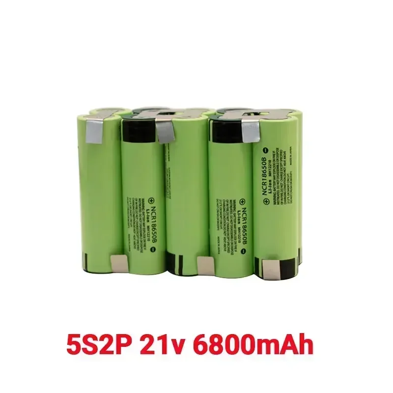 18650 Lithium Battery Pack 12V 16.8V 21V 3400mAh 6800mAh Screwdriver Battery Discharge Current 20A 18650 Rechargeable Battery