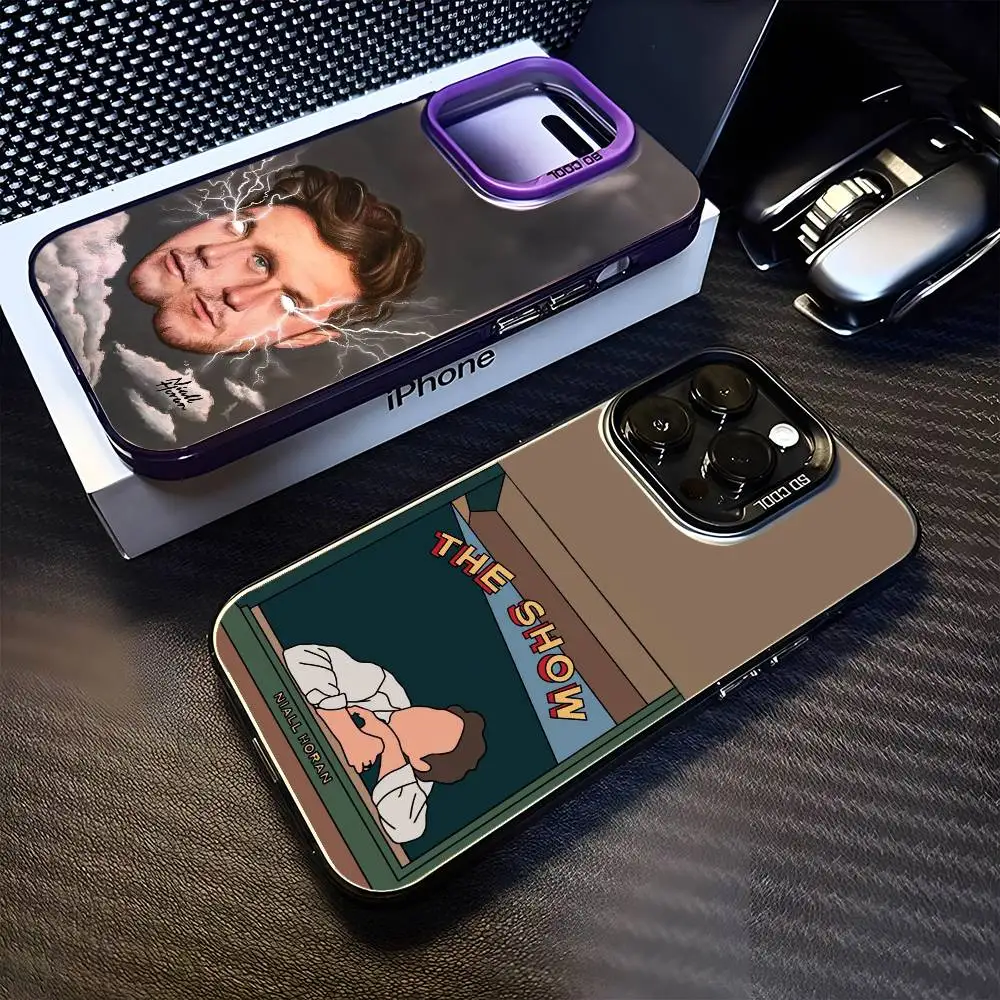 

Singer N-Niall H-Horan Phone Case For iPhone 16,15,14,13,12,11,Mini,Pro,MAX Black Matte Shockproof Cover