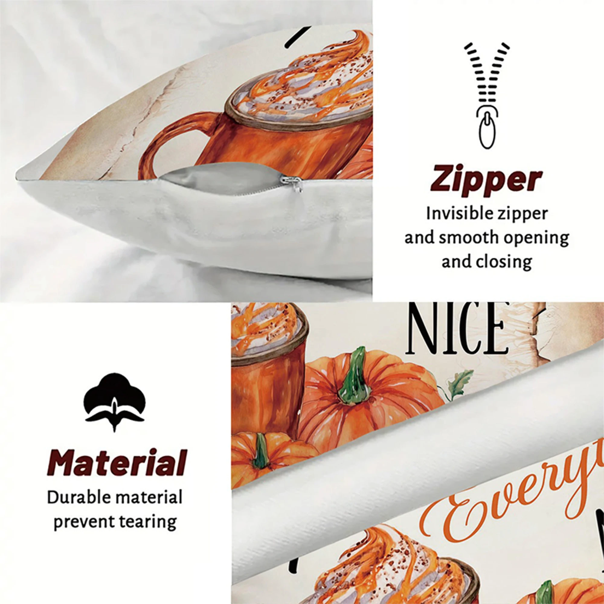 Vintage herfst pompoenkruiden  - Vintage Home Textiles recensie en prijs