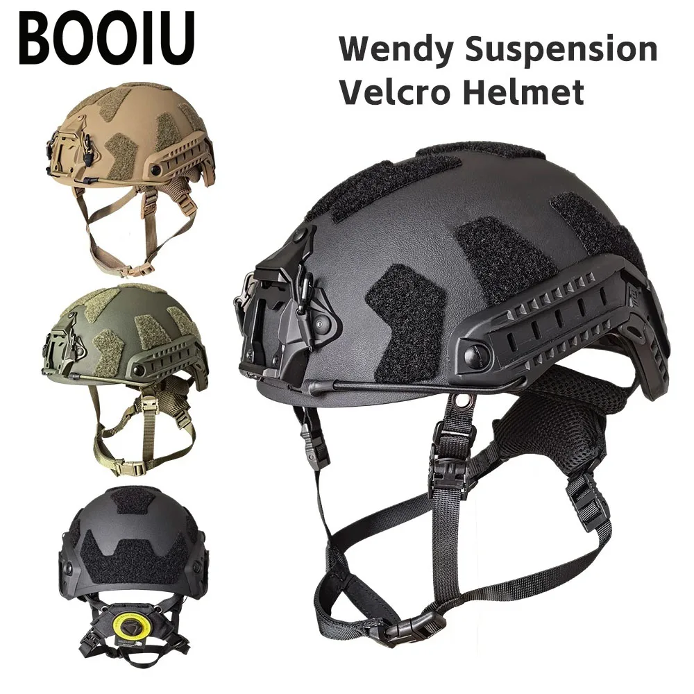 Casco táctico BOOIU FAST SF ligero ABS con suspensión Wendy - imagen 5