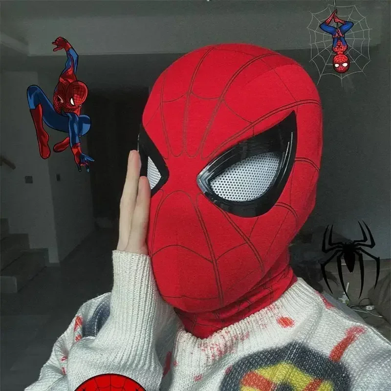 Heißes Kopfbedeckung mit beweglichen Augen, cooles Cosplay-Zubehör, manuelle, erstaunliche Maske, Geschenk für Festivals, Partys und Ausstellungen – Detail 4