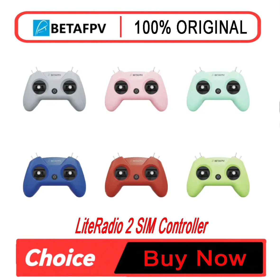 BETAFPV LiteRadio 2 SIM Controller 8Channel Simulator Controller For DJI /PhoenicRC6 /AeroFlyRC8/ STEAM Emulator Controllers