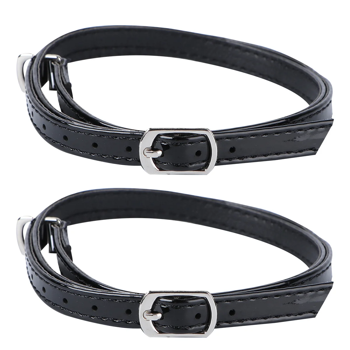 

1Pair Anti-Drop Shoelace High Heel Detachable Faux Cross Shoe Straps Lightweight Chic Decoration Shoe Straps