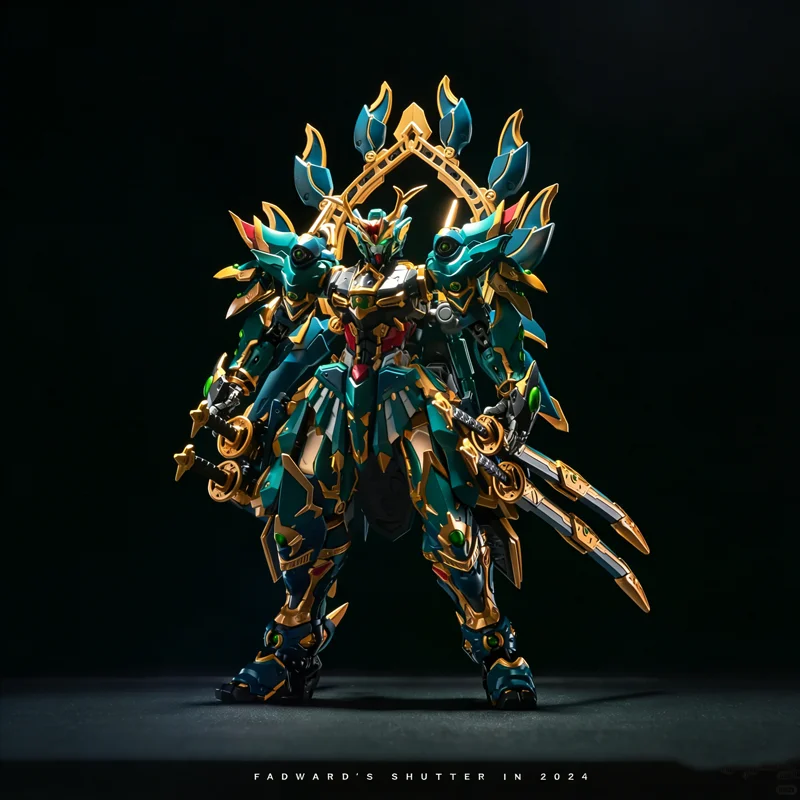 

Конструктор Zangdao Models: Боевая версия «Лазурный Дракон» и «Зеленый Дракон», сборная модель, коллекционная игрушка-меха, украшение, подарок