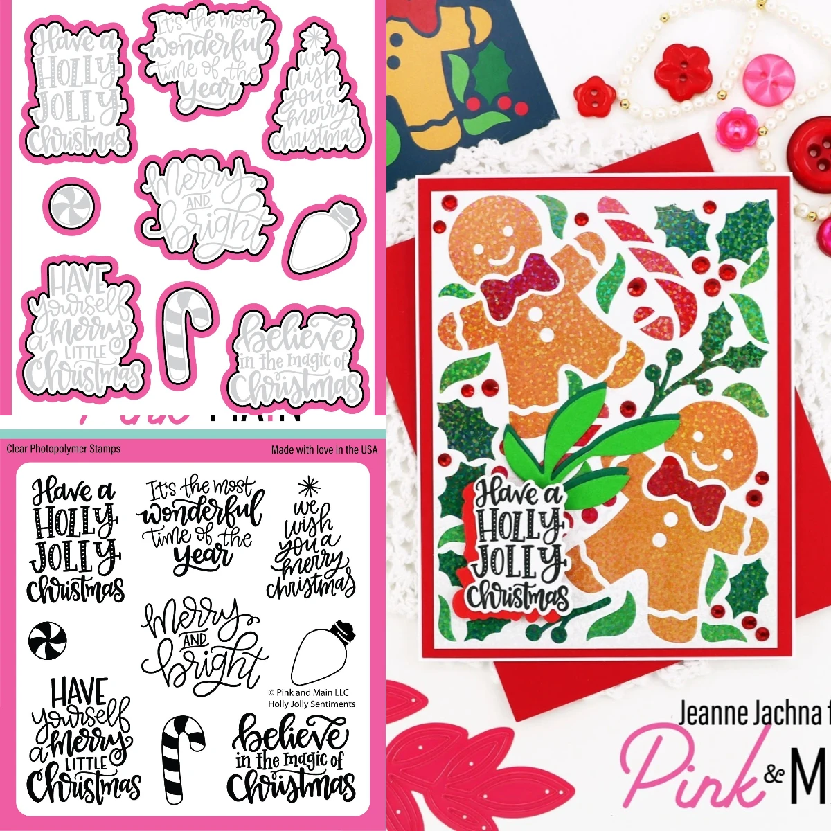 Holly Jolly Sentiments 2026 New Metal Cutting Dies For Craft Embossing Make Paper Greeting Card Making Template Diy Handmade