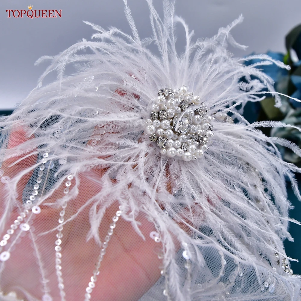 Topqueen-結婚式のお祝い用のスパンコールジャケット,手作りの真珠のエッジ,宴会用のイブニングアクセサリーsg35