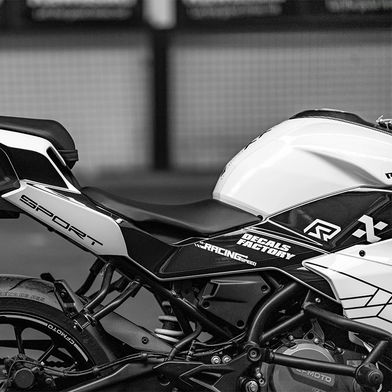 For CFMOTO 250SR 300 SR 250SS 300SS Pattern Printing Stickers Kits Motorcycle Accessories Protection And Decoration