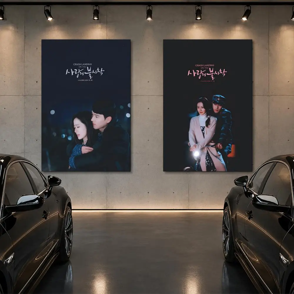 Koreans TV Crash Landing on You Poster Room Decor Home Wall Art Printing Waterproof Garage BedRoom Posters Gift