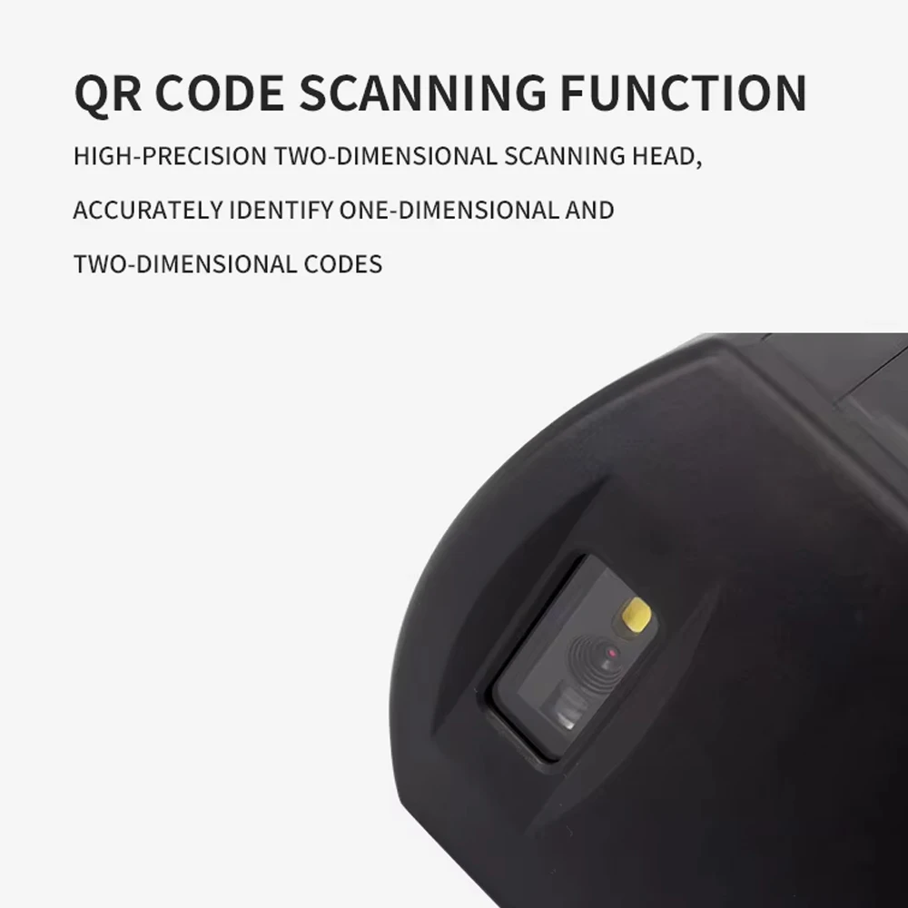 Lettore RFID UHF portatile Logistico 1D 2D Scanner di codici a barre PDA Lettore di etichette RFID NFC industriale con Bluetooth wireless 2.4G