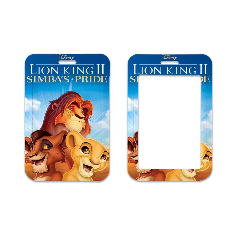 The Lion King Mini Disney Movie Lanyard for Keys Keychain Credential Holder Keyring Mobile Phone Charm Accessories Gifts