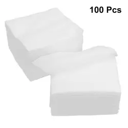 100pcs Non Woven Gauze Sponge First Aid Gauze Cloth Wound Care First Aid Cotton Pads (Folded Size 10x10cm, Unfold Size 20x20cm)