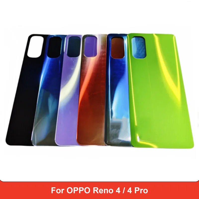 2 PCS Battery Back Cover for OPPO Reno 4 back cover for OPPO Reno4 Pro Repair Replacement Part