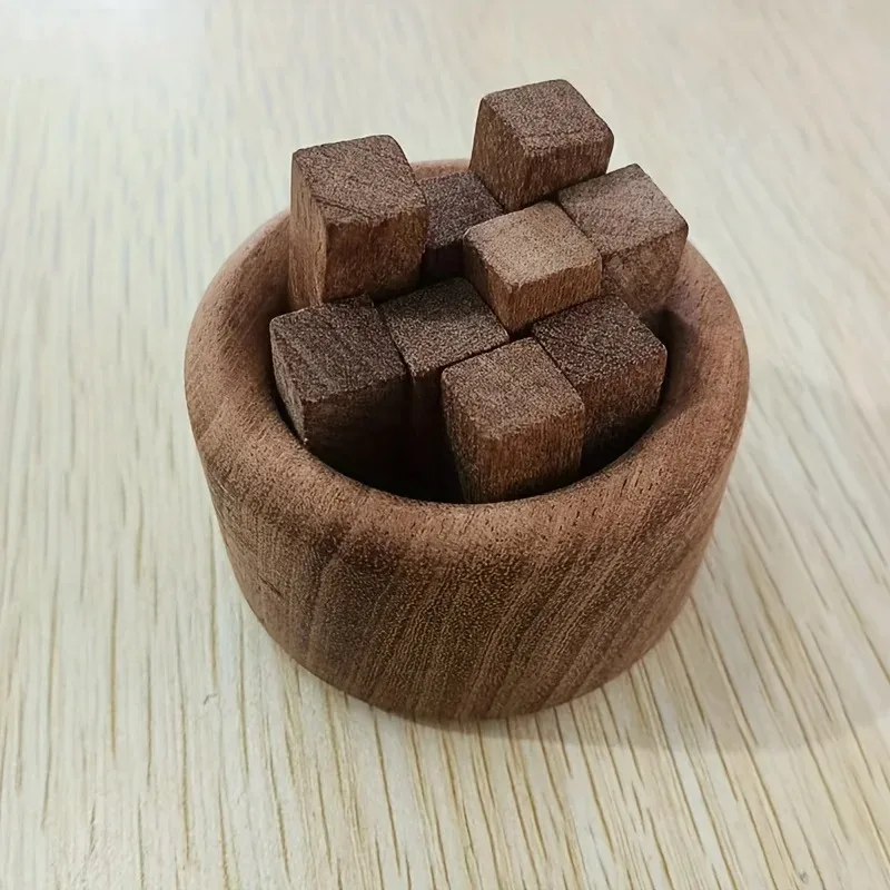 Kreativer Holz-Aromatherapie-Diffusor, Behälter für ätherische Öle, dekorativer Stäbchenspender für eine entspannende Atmosphäre – Detail 2
