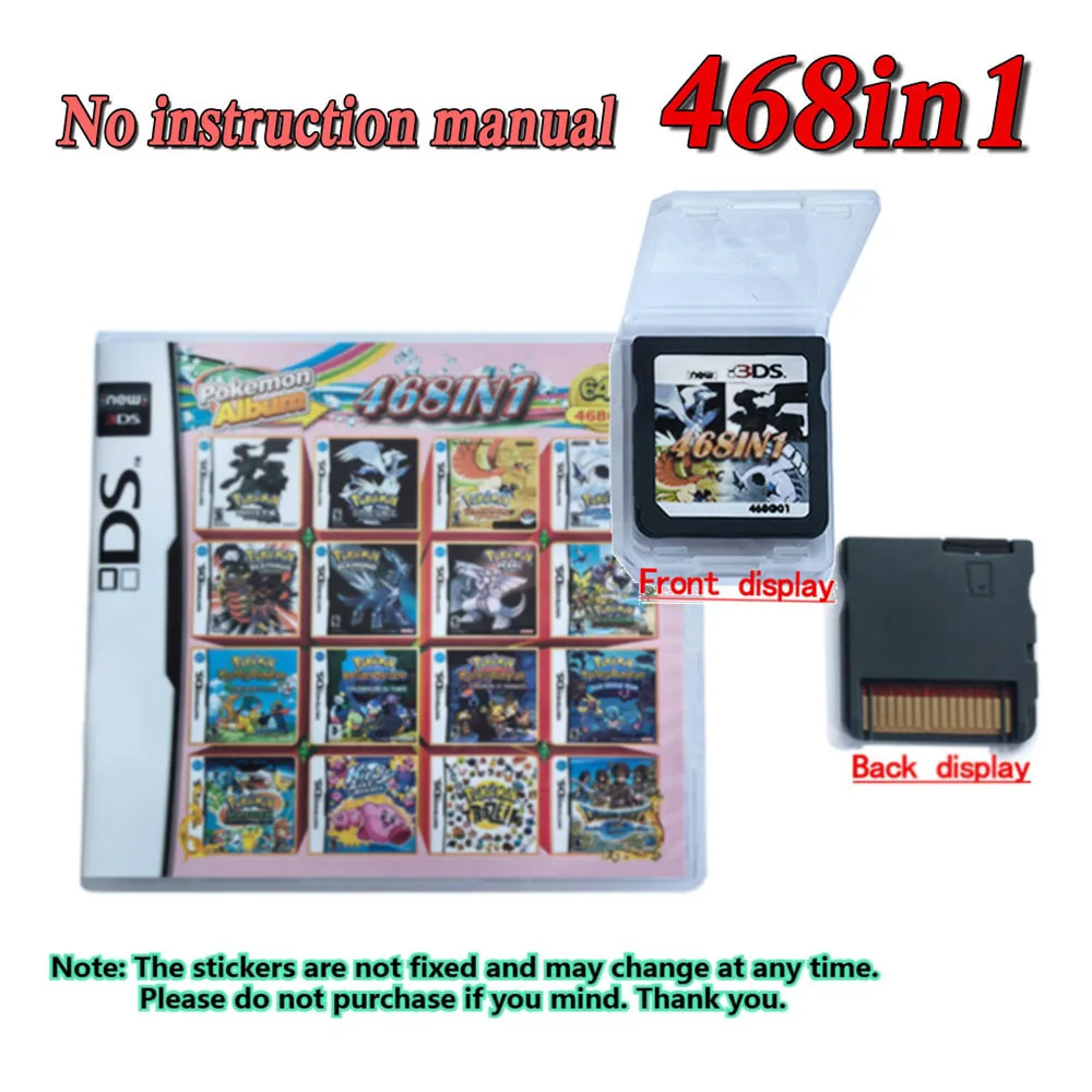 4300 in 1 Compilation DS NDS 3DS 3DS NDSL Game Cartridge Card Video Game Handheld Player (R4 card) 23in1/208in1/280in1/482/486 view 5