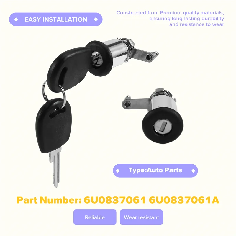 

ABQB-6U0837061 Car Door Lock Switch For VW Caddy Skoda Felicia II(1997-2001) 6U0837061A Car Part