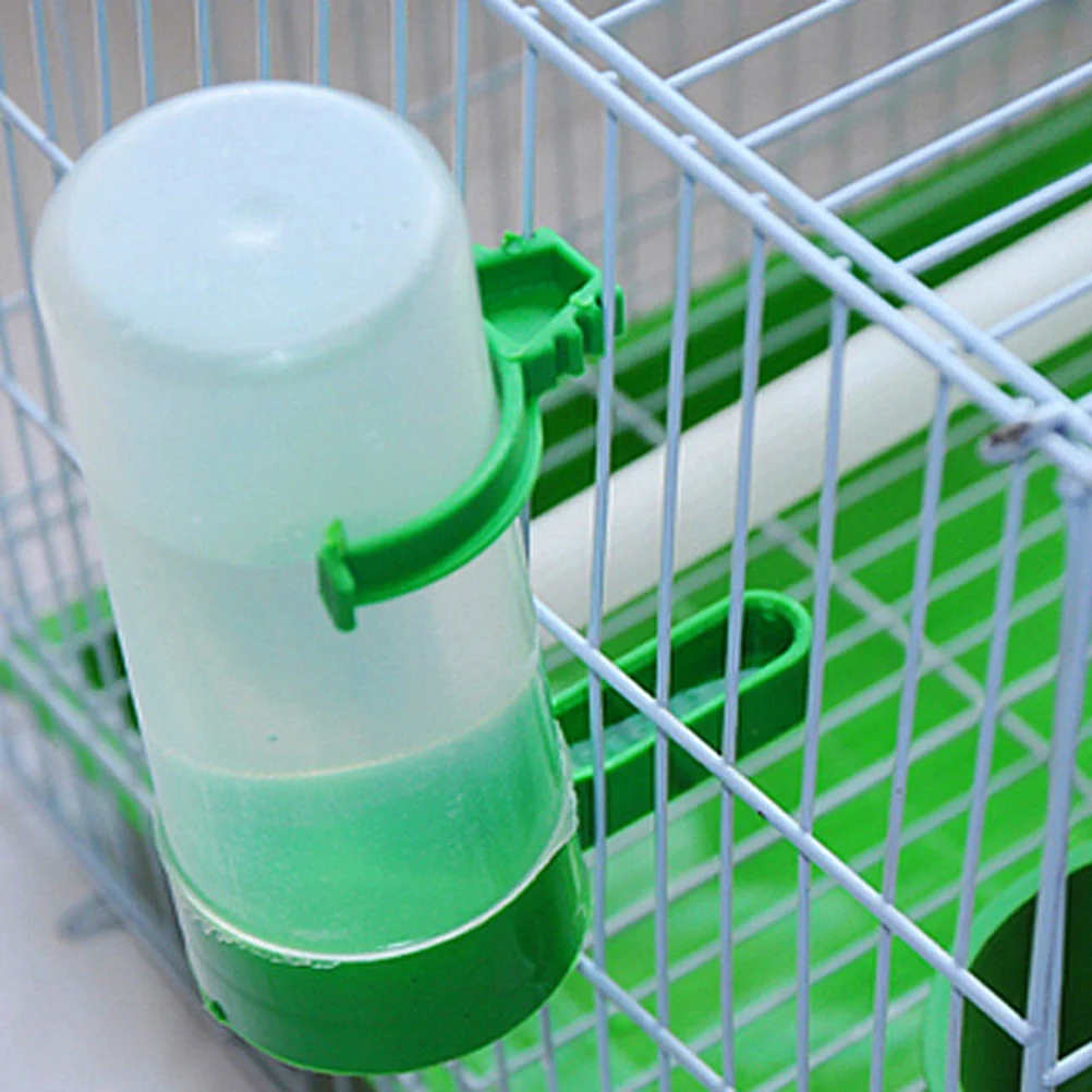 

5Pcs Bird Feeder Plastic Drinker Clip Fits Cage Automatic Water Dispenser Small Birds Parrot Cockatiel Budgie Bird Drink Machine