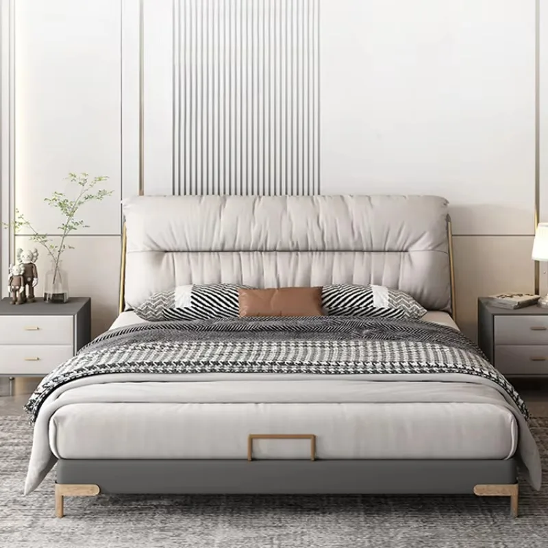 Princess Comforter Bed Frames Adult Luxury Gray Full Size Bases Double Bed Monster Headboards Twin Lozko Sypialniane Furniture