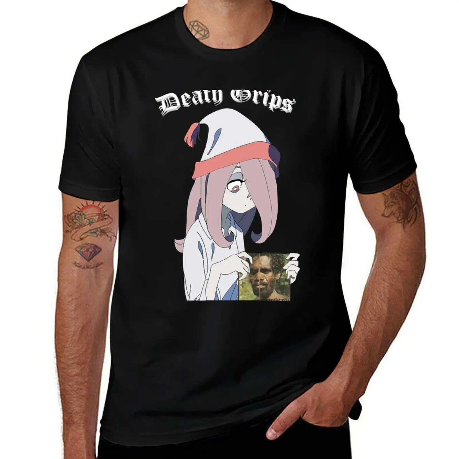 

Sucy Deathgrips T-Shirt Big Size Daily Wear T-Shirt