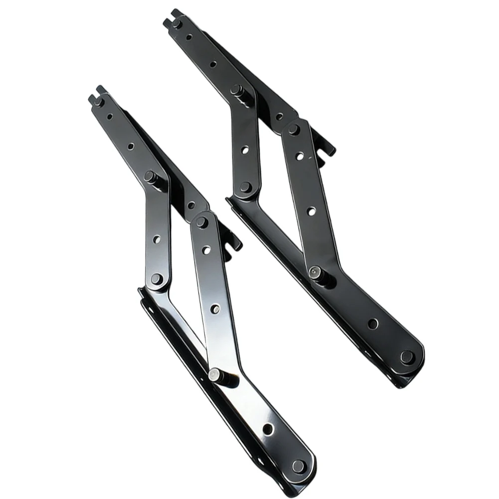 

Steel Folding Sofa Bed Hinges Black Finish 2 Pack for Reliable Sofa to Bed Mechanism with Concealed Storage Integration