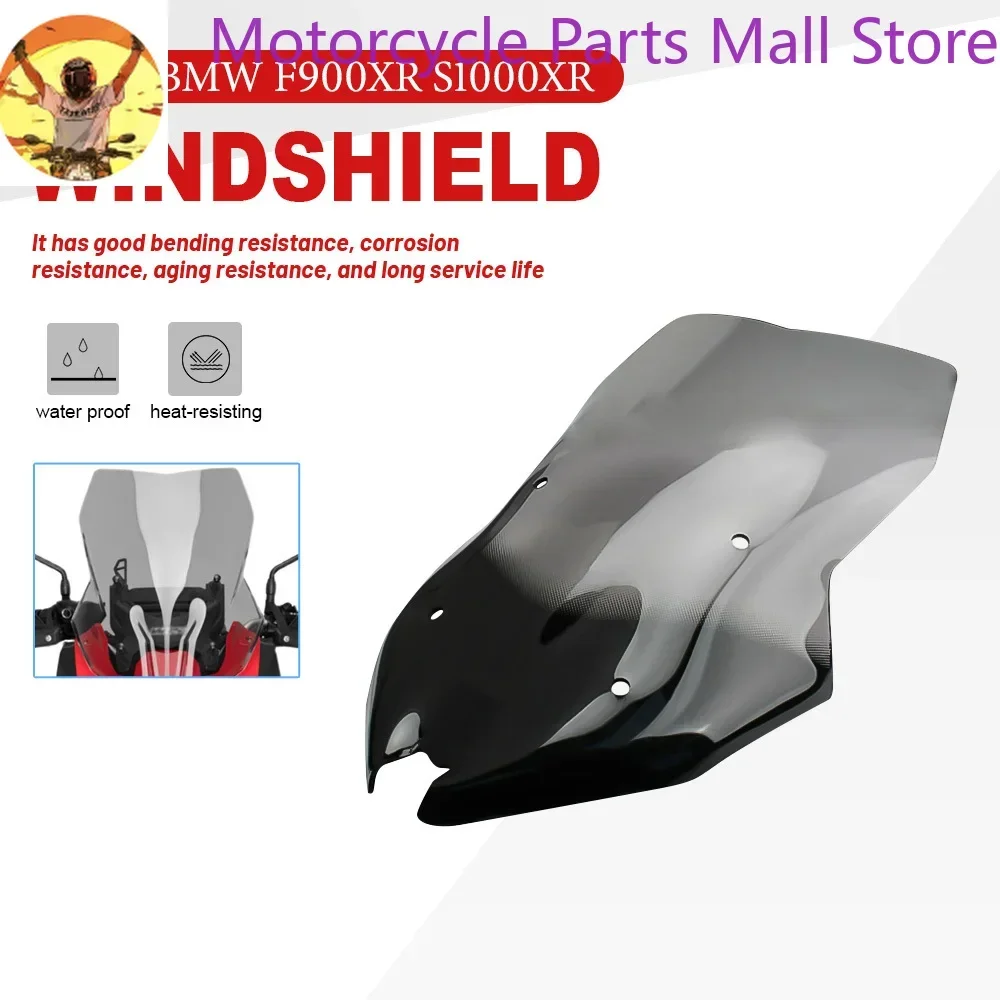 

Motorcycle Windshield For BMW F900XR F900 XR F 900XR 2020-2023 Windscreen Black Grey Clear Accessories Fairing Deflector