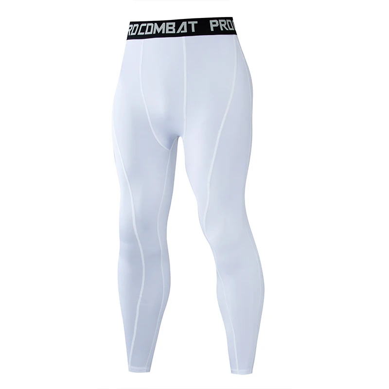 Leggings apertados de compressão para homens Calças de ginástica masculina Calças de jogging Secagem rápida, Calças de treino Yoga Bottoms,