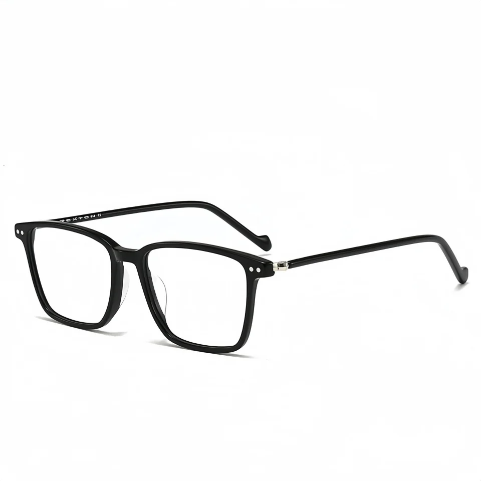 

2025 модные квадратные оптические очки по рецепту с защитой от синего света, очки для чтения для близорукости, ретро-оправа для очков из ацетата для отдыха и бизнеса