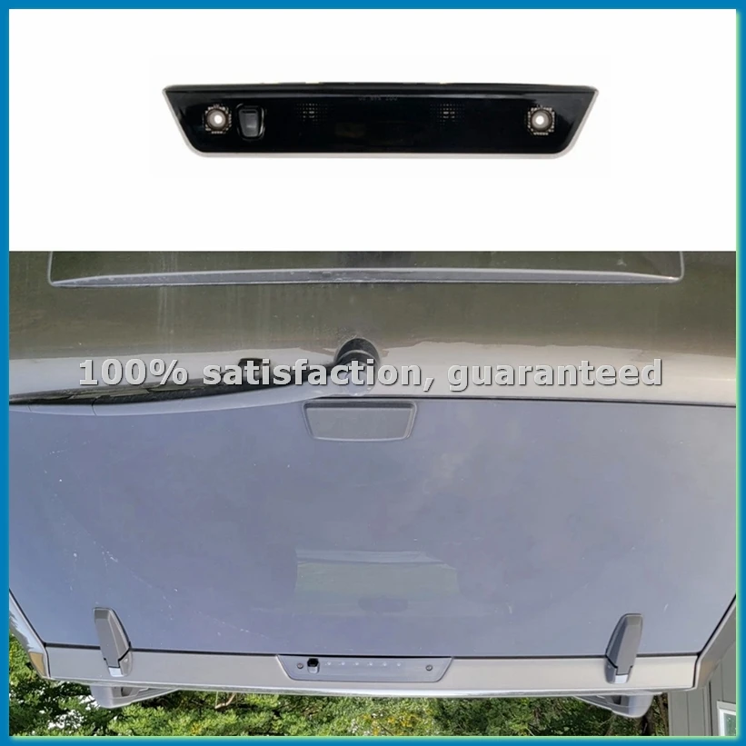 For Grand Wk 2005-2010 Rear High Mount Brake Light LED 3Rd Third Brake Light Accessories (Smoke Lens)-AT35