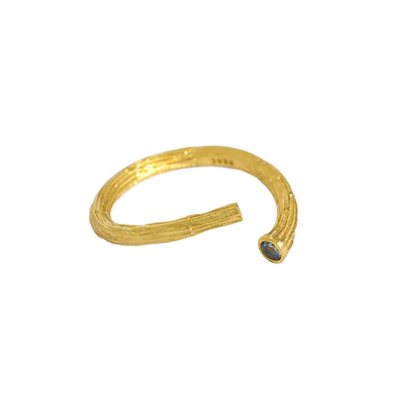 Staggered Crossing Style Rings for Women Fashion S925 Sterling Silver Ring Inlaid Zircon Texture Fine Jewelry Sexys Party 402#