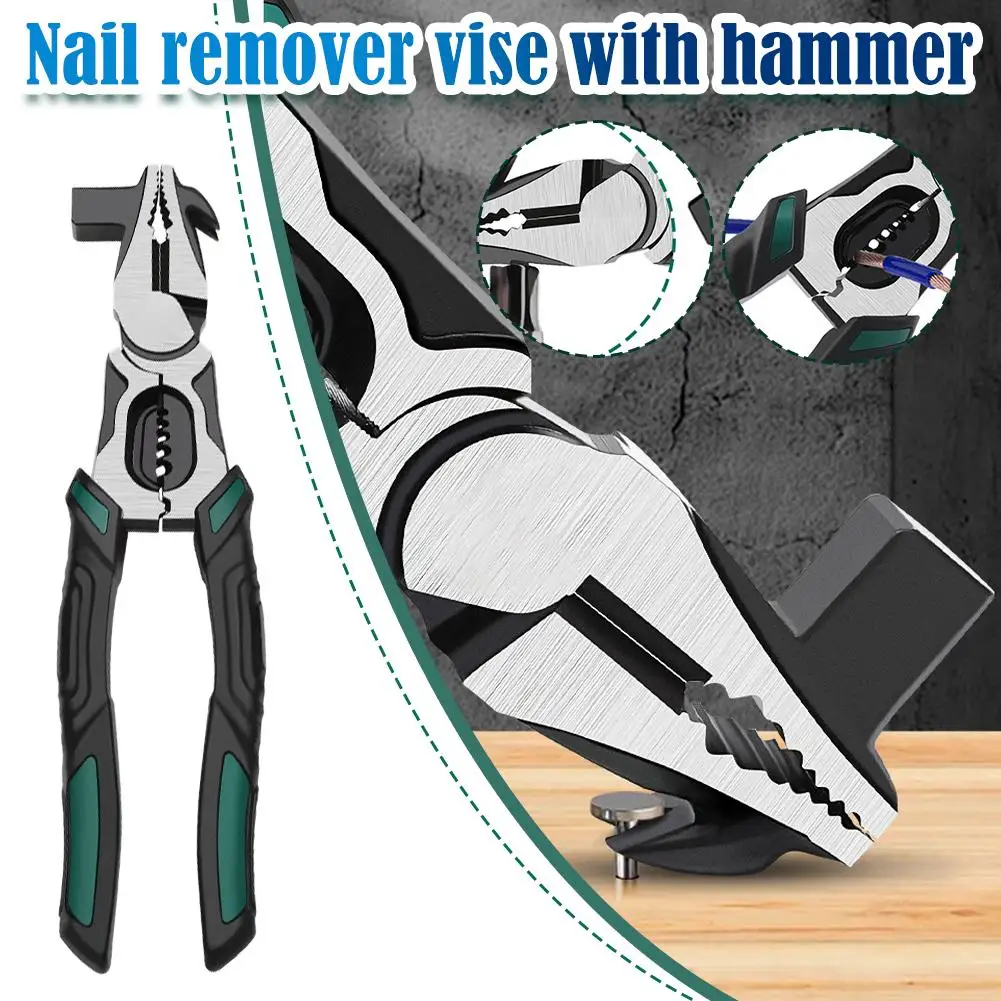 Multi Functional Labor-saving Wire Pliers Wire Breaking Tools Anti Slip Hammer Universal With Pliers Repair Pliers P5h6