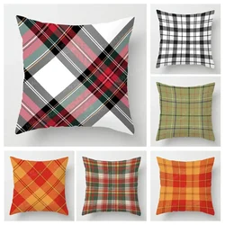 Simple line checkered pillowcase sofa cushion cover and home decoration can be customized for you 40x40 50x50 60x60 45*45 35x35