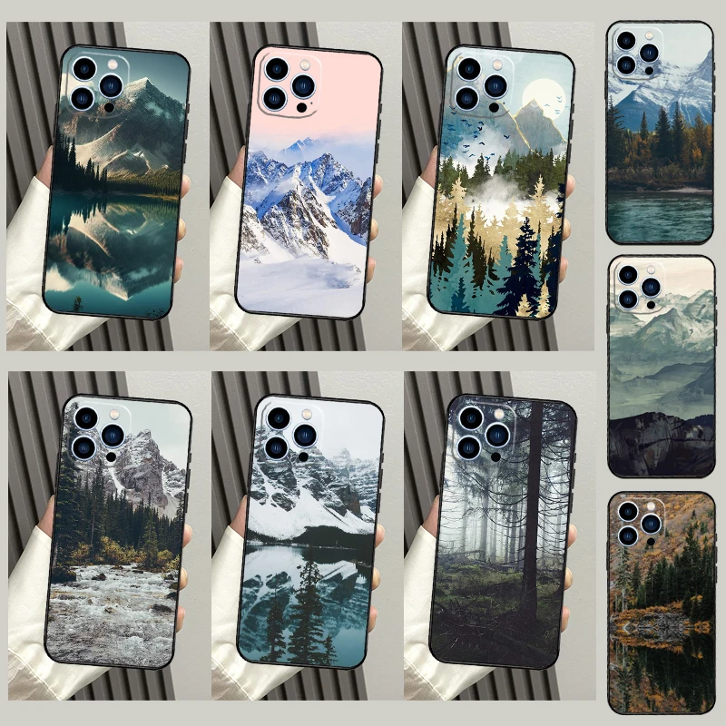 Горный чехол для Oppo A16 A76 A96 A60 A40 A80 A18 A38 A58 A78 A98 A15 A54 A74 A94 A17 A57 A6 A5 Pro