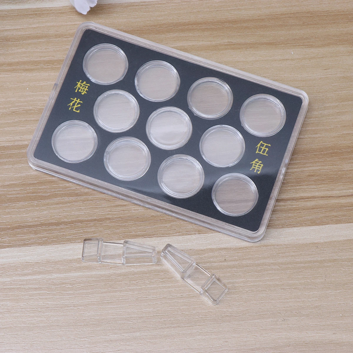 Holder Case Collection Box Dust-Proof Oxidation Resistance Storage Capsule Organizer Commemorative Plastic Open