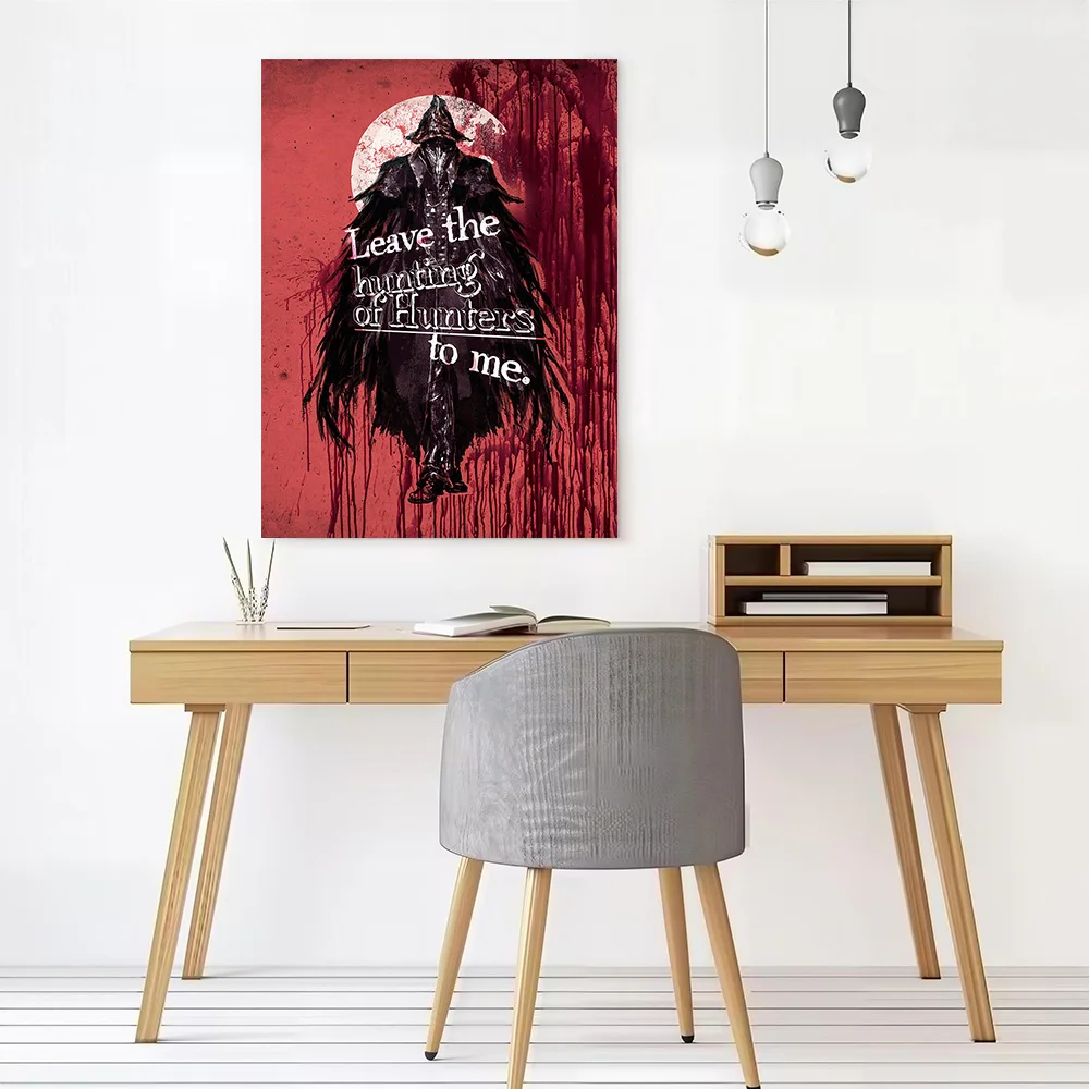 Eileen the Crow: Hunter's Resolve Printed Canvas Poster Personalized High Quality Wall Art Paintings for Living Room Decorations