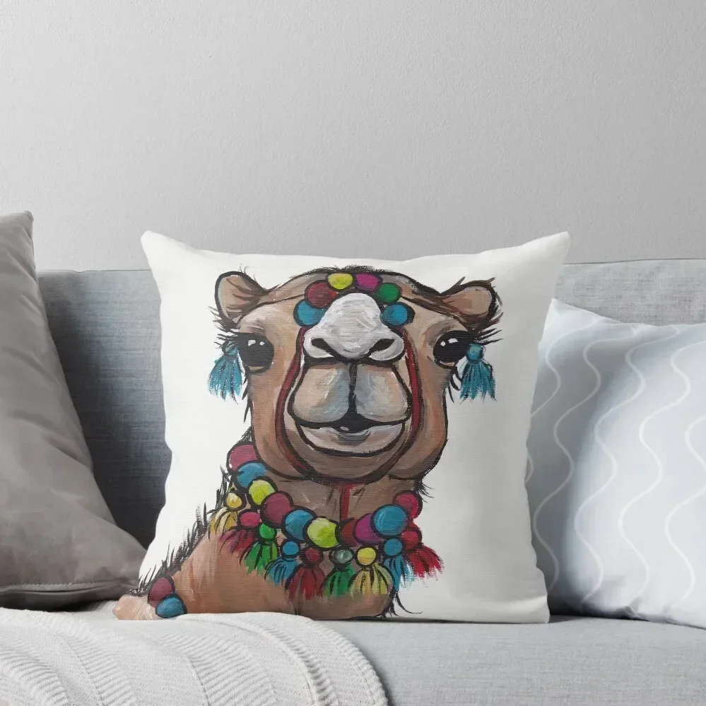 

Camel with Tassels art, cute camel art Throw Pillow Pillow Cases Decorative Pillows Aesthetic pillows decor home pillow