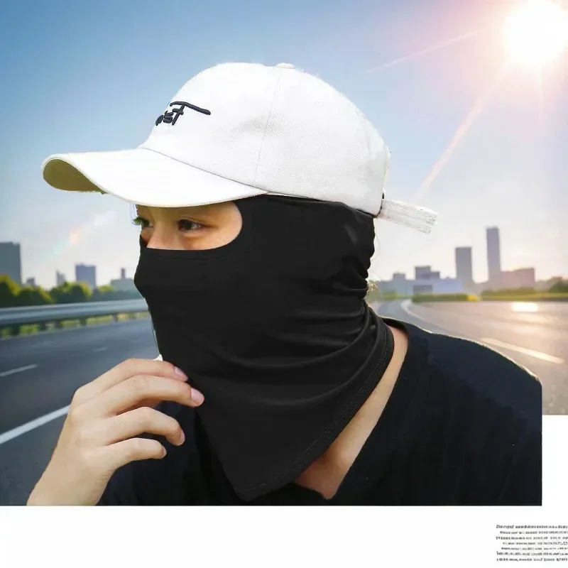 

Summer Outdoor Sports Ice Silk Sunscreen Mask Bicycle Motorcycle Windproof And Dustproof Mask Hood Riding Hood