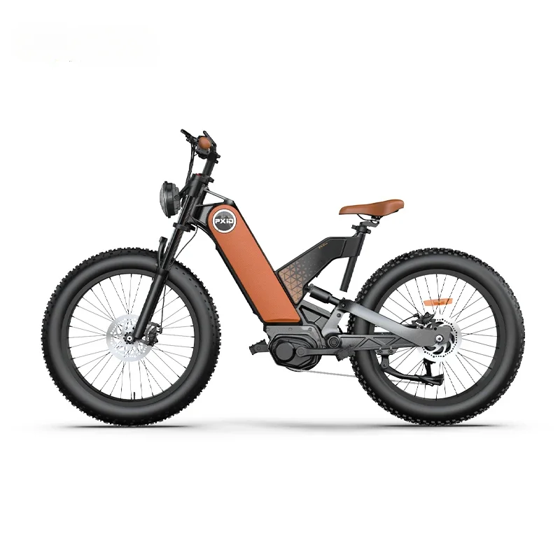 Retail Price PXID New Design Ebike Electric Mountain Bicycle 48V 750W Motor Electric Bicycle 24*14 Inch Fat tire Electric Bike