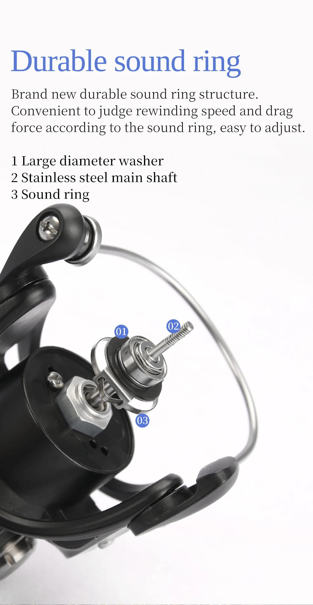 TSURINOYA Flache Spule Spinnrolle FRANCIS FS PRO 800S 1000 C2000S 2500S 3000M 4000M 158g Salzwasser Angelrolle Karpfenrad – Detail 16