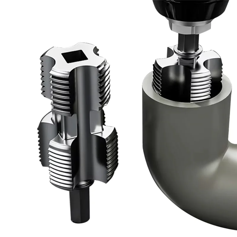 

A7THK-4-Point 6-Point Water Pipe Hole Opener Electric Drill Hexagonal Universal Hand Electric Drills