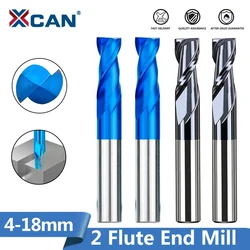 XCAN-Fresa com comprimento extra, Fresa de carboneto de tungstênio, Ferramentas de fresagem de máquinas CNC, 2 Flauta Router Bit, 4-18mm, 75mm, 100mm, 150mm