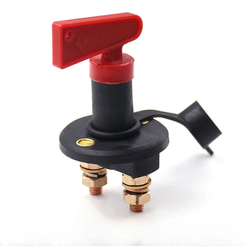 

Auto Car Battery Power Switch Disconnect Isolator Circuit Breaker Main Switch Kill Cut-off Insulated Rotary Key Truck Switch 1pc