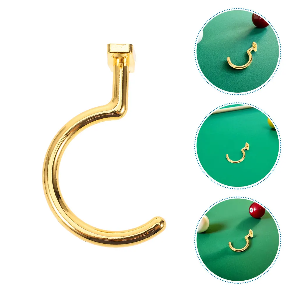 

Pool Table Hook Hooks Play Room Billiard Stick Holder Accessories Golden Hanging Clamp