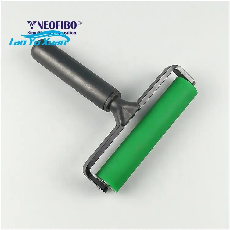 Neofibo FPR-6 6 inch Film Pasting Roller plastic handle sticky silicone paint rubber roller Manual Cleaner Tool Roller